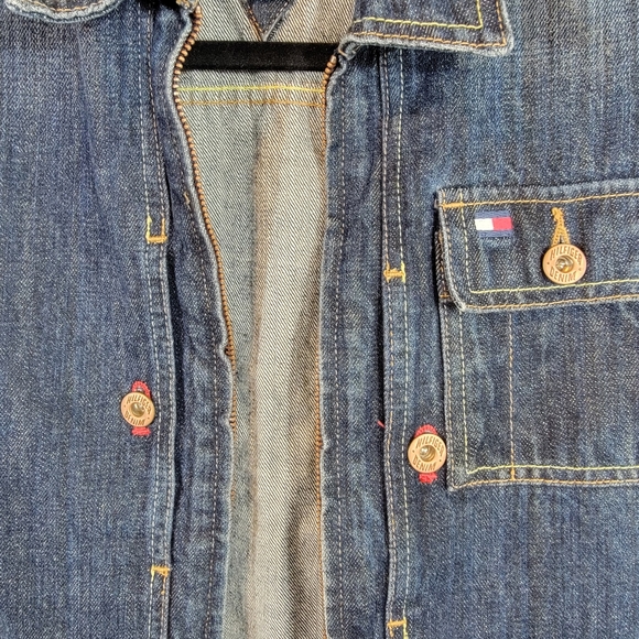 Tommy Hilfiger cropped jean Jacket S/P - Picture 3 of 14